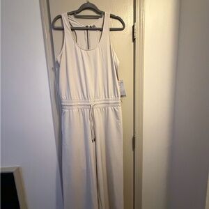 Athleta Cream Jumpsuit